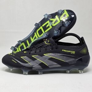 Adidas Predator Elite FG Electric Stealth Pack Soccer Cleats JI1085 Men’s Size 9